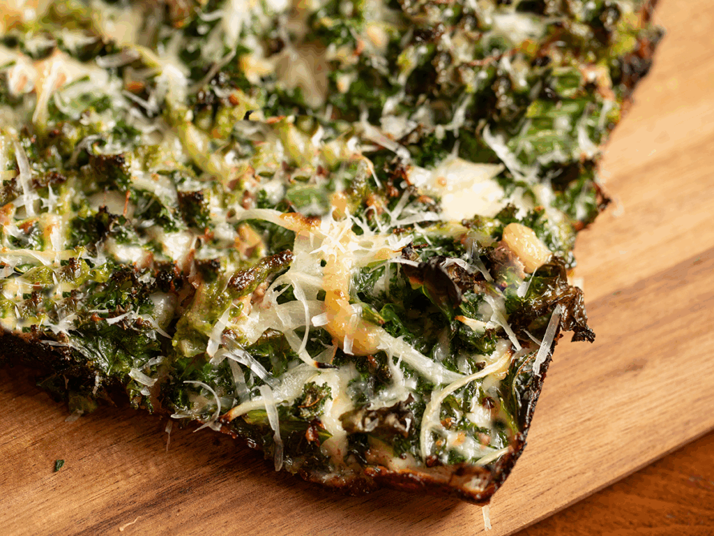 Kale Yea! Detroit-style Pizza